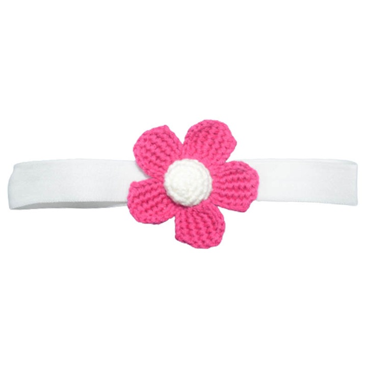 Лента за глава за момиче CAP & MORE 3035-10-1-3, Бяла