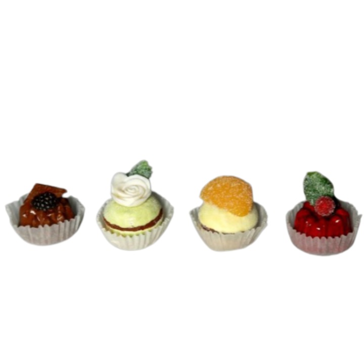 Mini prajituri artificiale cu aspect natural, DeRecuzita, pentru decor, recuzita, evenimente si reclama