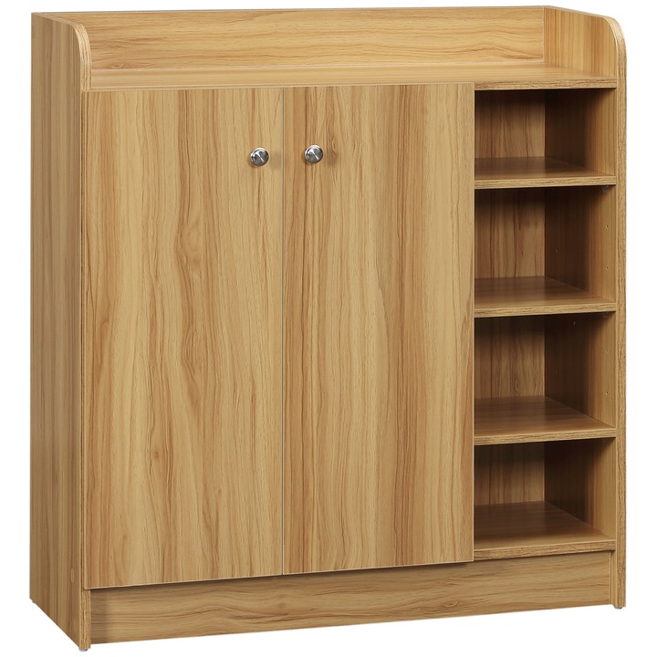 Шкаф за обувки, Homcom, ПДЧ, 83x30x90см, кафяв