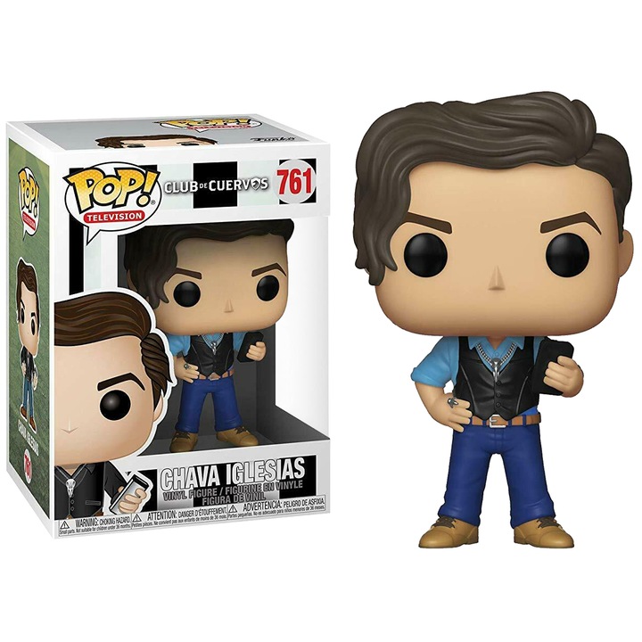 Figura Funko POP! Club DE Cuervos Chava Iglesias 761, 10cm