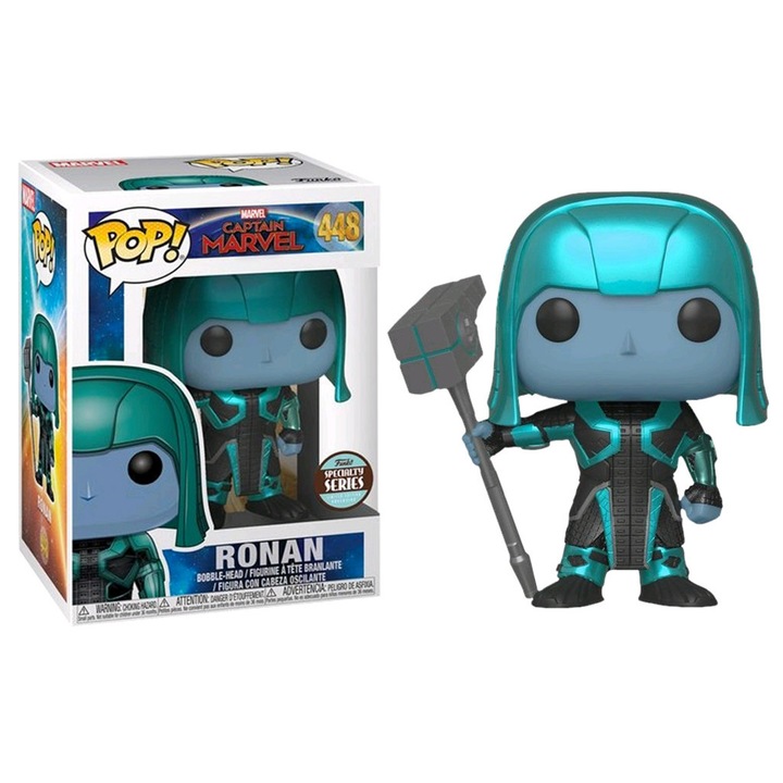 Figura Funko POP! Marvel Capitan Marvel Ronan 448 SE, 10cm