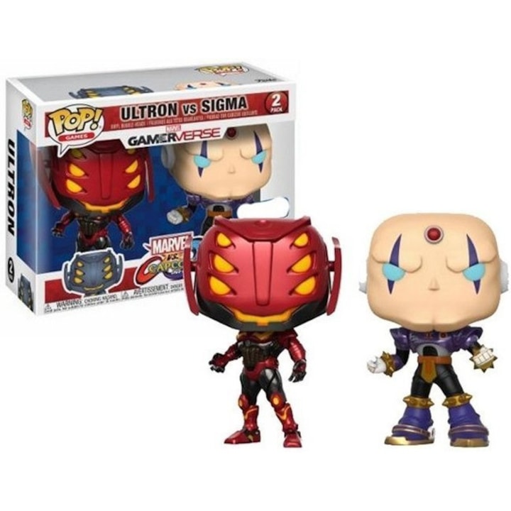 Figura Funko POP! Marvel vs Capcom red Ultron/Sigma, set 2pak, 10cm