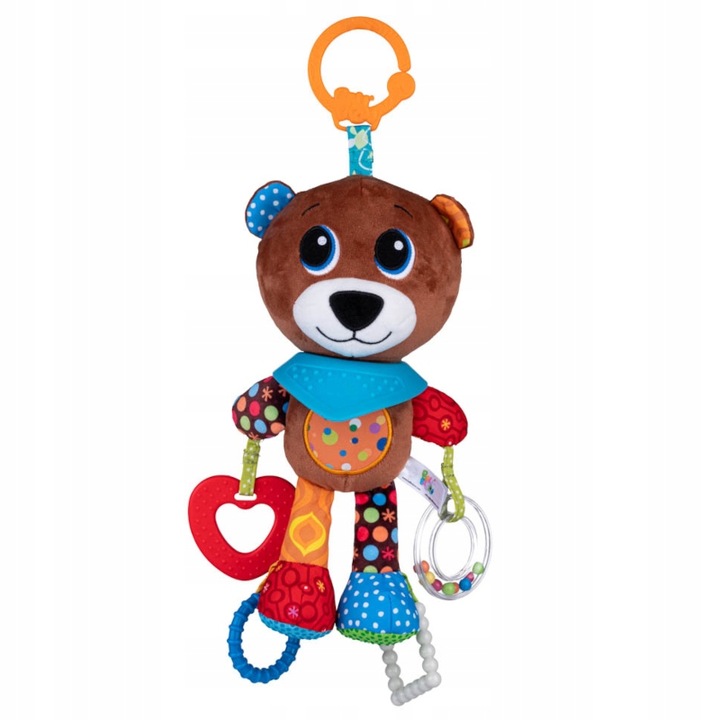 Jucarie senzoriala bebelusi, Balibazoo, 0 luni+, Multicolor