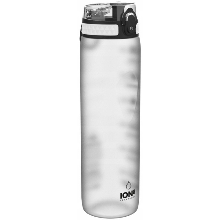Бутилка за вода, Ion8, Tritan, 1000 ml, прозрачна