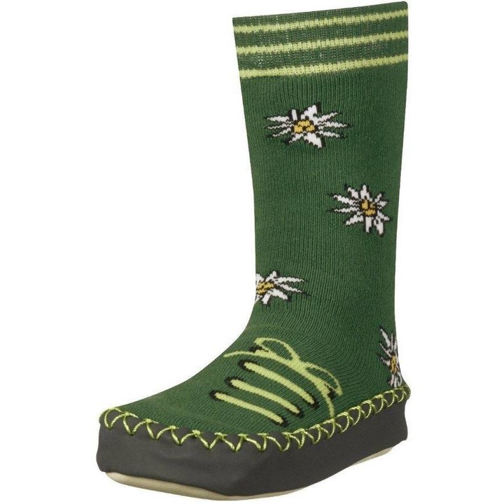 Botosei pentru copii, Playshoes, Textil, Verde, 27-30 EU