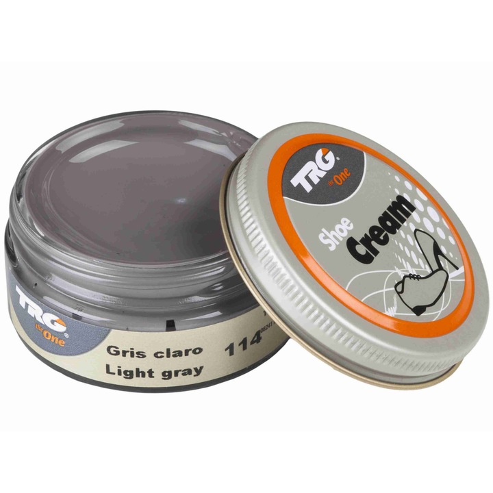 Crema pentru pantofi TRG 50 ml, Gri deschis 114