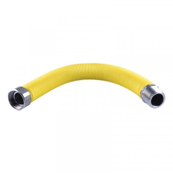 Racord extensibil gaz 3/4 L=30-60 cm MF cu protectie galbena pvc FF Racord extensibil gaz 3/4 L=30-60 cm MF cu protectie galbena pvc FF