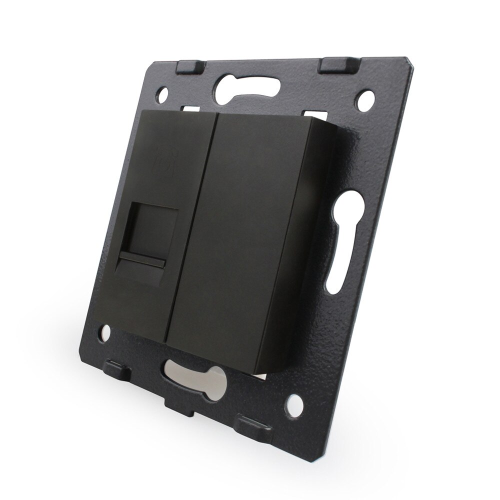 Priza telefon Livolo, Negru