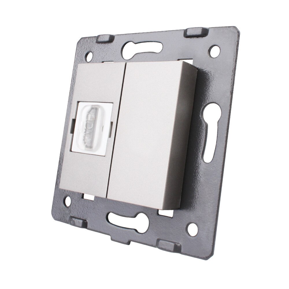 Priza HDMI Livolo, Gri