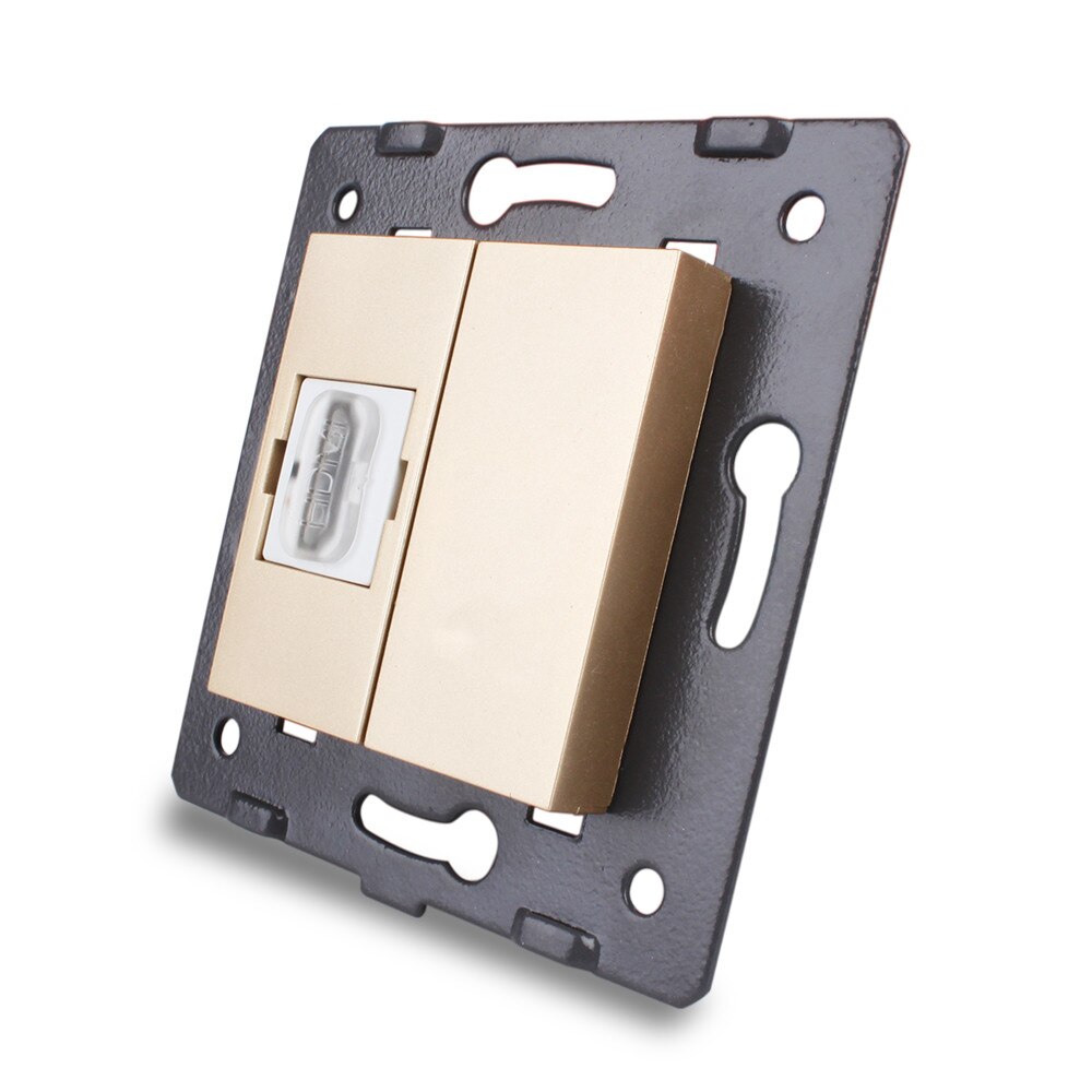 Priza HDMI Livolo, Auriu