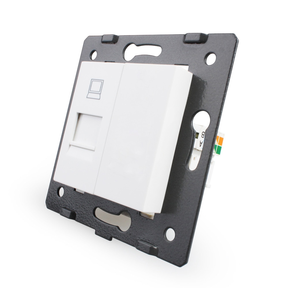 Priza internet Livolo, Alb