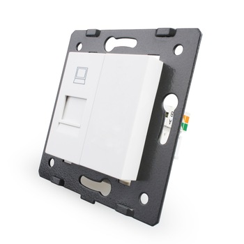 Priza internet Livolo, Alb Priza internet Livolo, Alb