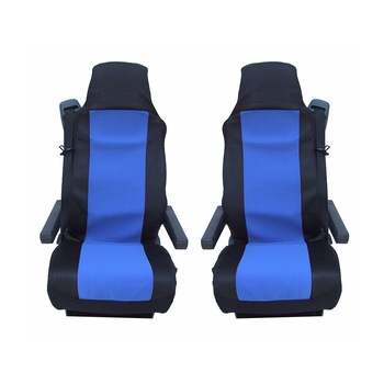 Set huse scaun auto Flexzon pentru camion DAF CF, LF, XF 95, XF 105, albastru Set huse scaun auto Flexzon pentru camion DAF CF, LF, XF 95, XF 105, albastru