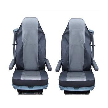 Set huse scaun auto Flexzon Lux pentru camion DAF CF, LF, XF 95, XF 105, gri Set huse scaun auto Flexzon Lux pentru camion DAF CF, LF, XF 95, XF 105, gri