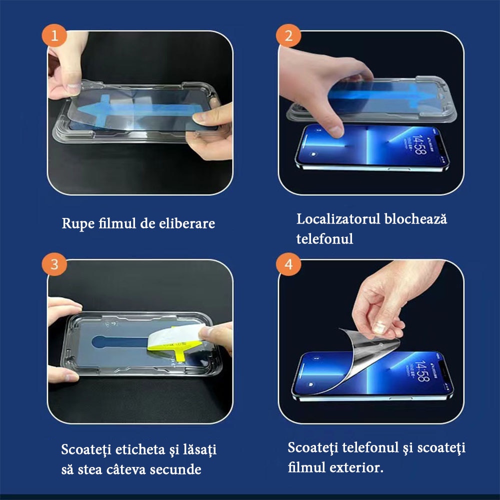 Комплект 2 протектора, За екран/камера, Съвместими с iPhone 15 Plus ...