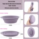 Set 3 parat pentru Curatarea Pensulelor de Machiaj, LXNZUHN, pentru curatarea accesoriilor makeup, pensule, buretei, Cu demachiant, Silicon, Roz