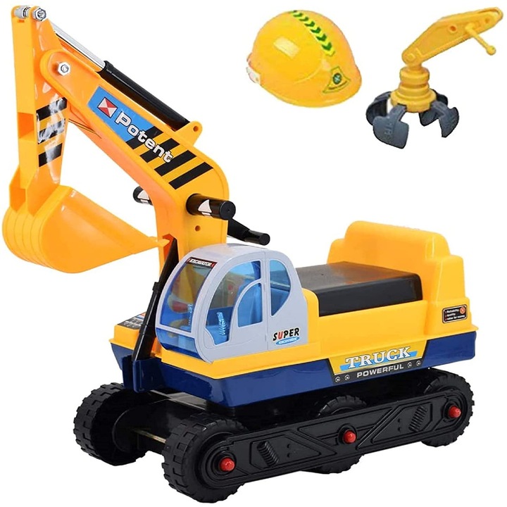 COIL Rider Walker Pusher Bulldozer 3 az 1-ben + sisak gyerekeknek