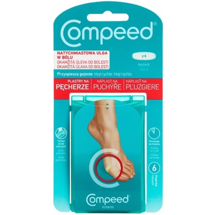 Комплект от 6 лепенки, Compeed, За крака