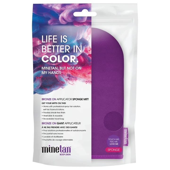 Ръкавица за автобронзиране, Minetan, Polyester, Purple