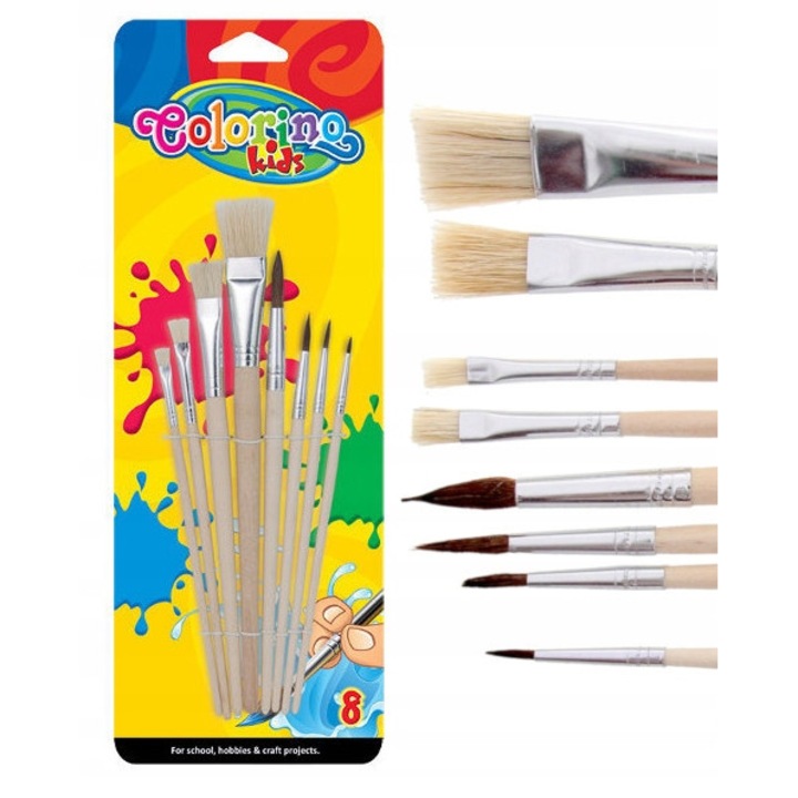 Set 8 pensule, Colorino, Bej