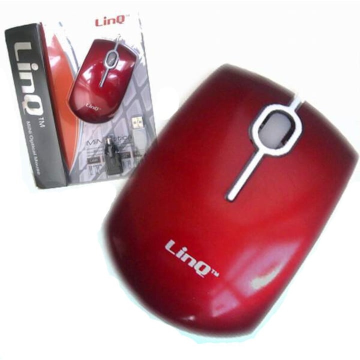 Mouse wireless Kosiil, 4 DPI ajustabili, transparent, incarcabil tip C, ergonomic, cu receptor USB