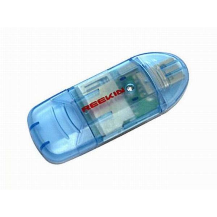 Cititor de carduri, Reekin, SD/sdhc/mmc, Albastru