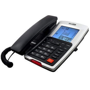 Telefon cu fir Maxcom KXT709, Graphite Silver Telefon cu fir Maxcom KXT709, Graphite Silver