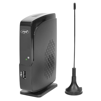 Tuner digital DVB-T2 PNI TV901 cu antena inclusa Tuner digital DVB-T2 PNI TV901 cu antena inclusa