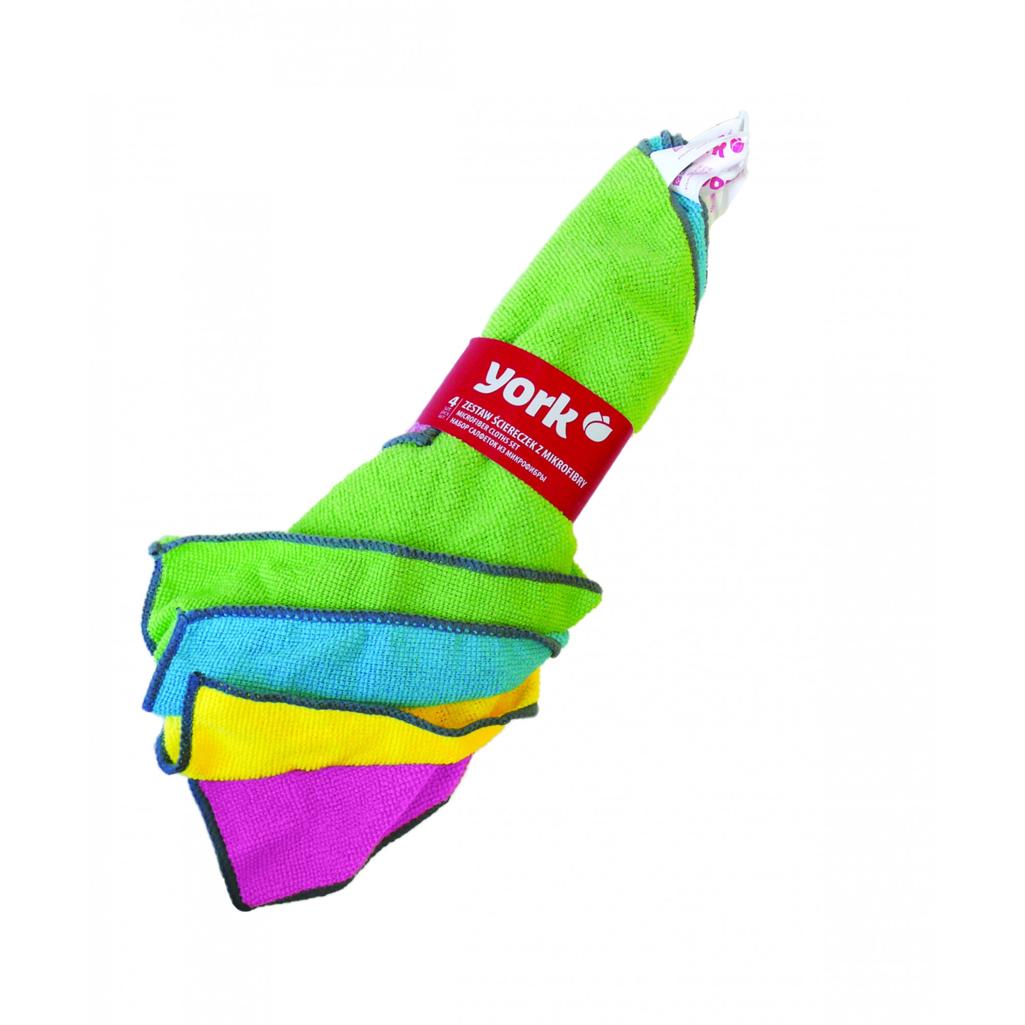 Set lavete microfibra colorate, YORK