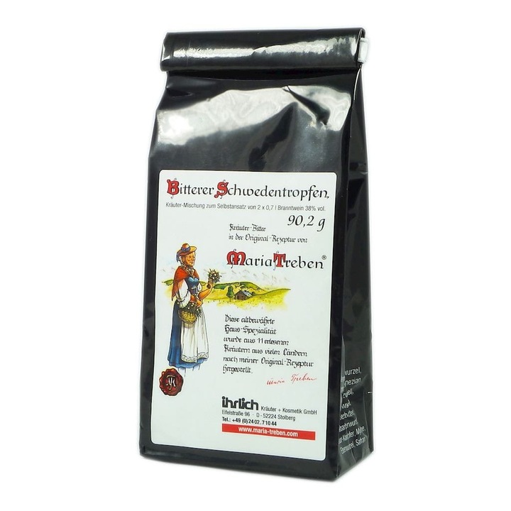 Supliment alimentar, Ihrlich, Plante bitter suedez Maria Treben, 90.2 g