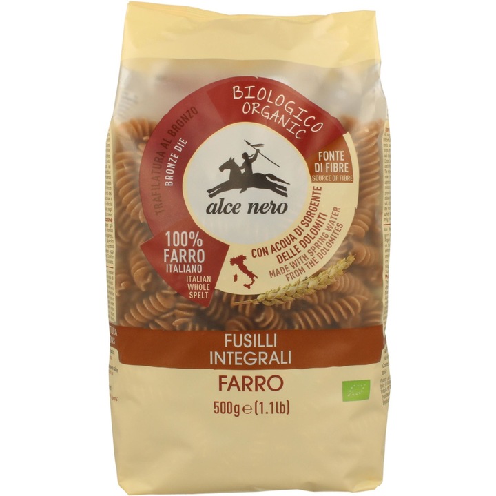 Paste fusilli BIO, Alce Nero, 500 g