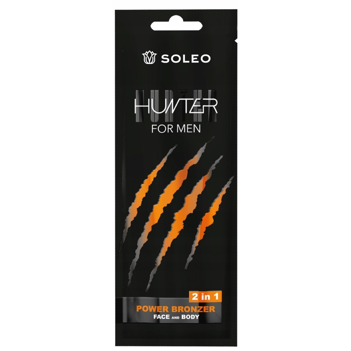 Крем за мъже в солариум, Soleo, Hunter for men, 15 мл