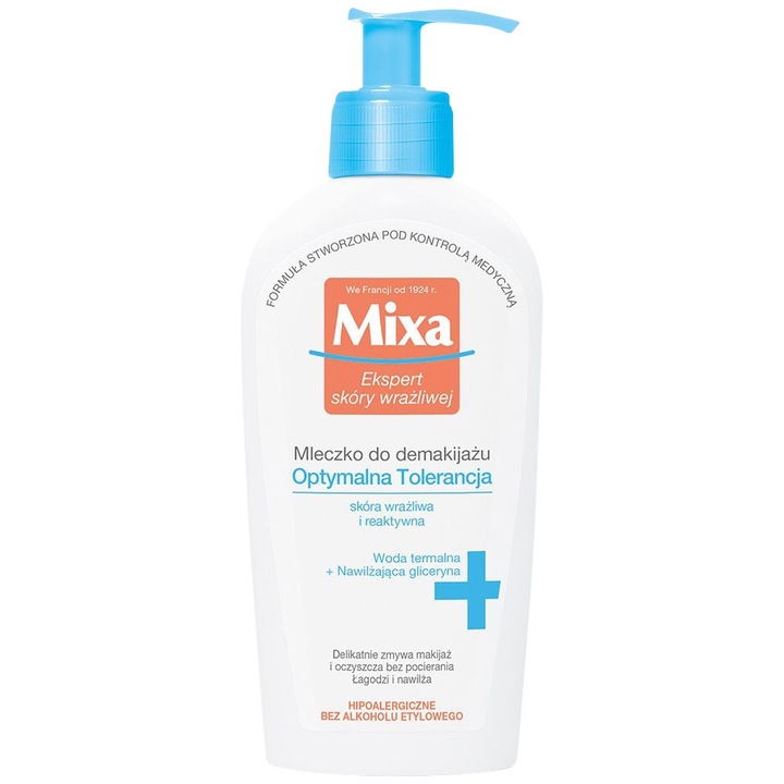 Mixa Optimal Tolerance lapte demachiant Soothing Cleansing Milk 200 ml