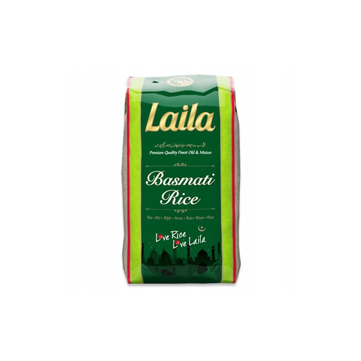 Orez basmati indian, Laila, Cu bob lung, 1 kg