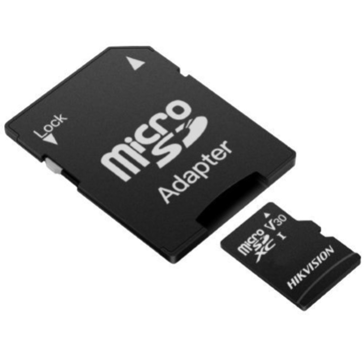 Hikvision - microSDHC 8GB + adapter - HS-TF-C1(STD)/8G/ADAPTER