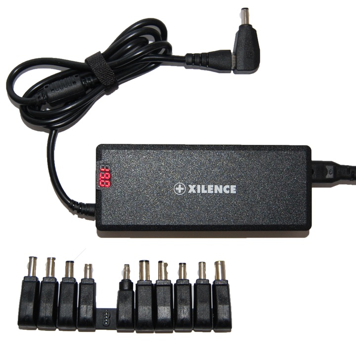 Laptop töltő, Xilence, 120W, Fekete