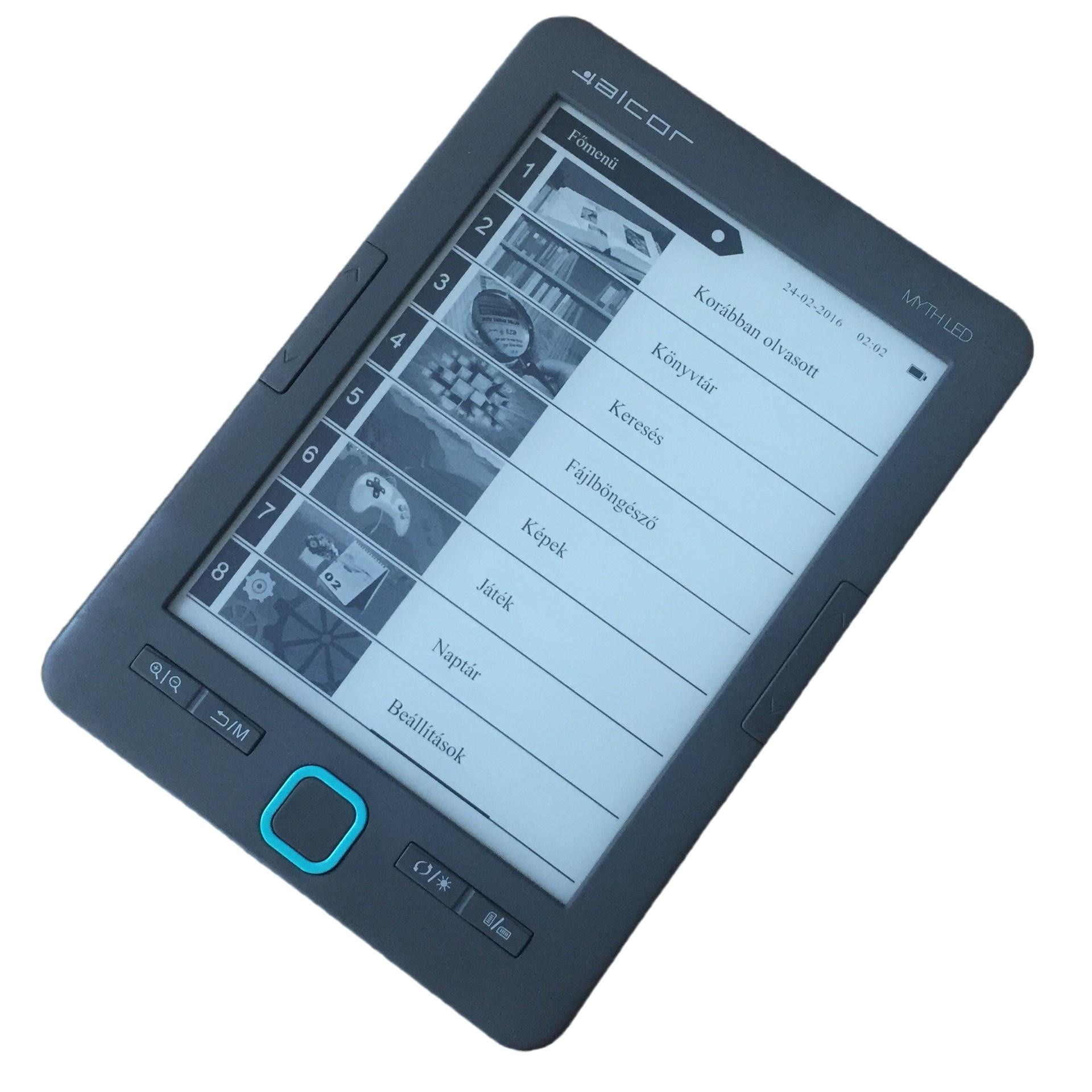 Cititor de carti electronice, Alcor, LED, 6", 8GB, Negru eMAG.ro