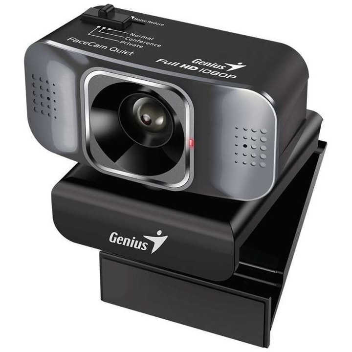 Webcam, Genius, USB 2.0, Full HD, 2Mp, Negru
