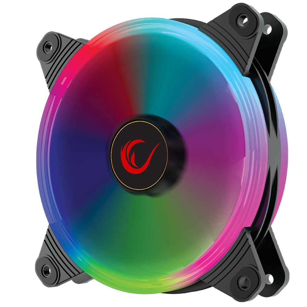 TALIUS Ventilatore Iris Spectrum RGB 12 Cm: Ventola Per PC Con Illuminazione RGB, Colore Bianco, Flusso D'Aria Ottimizzato - 3