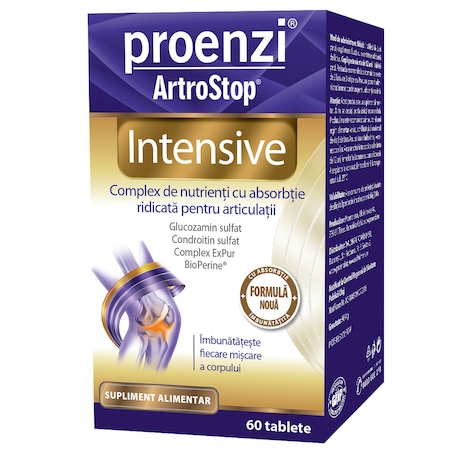 Supliment alimentar Proenzi ArtroStop Intensive Walmark, 60 tablete