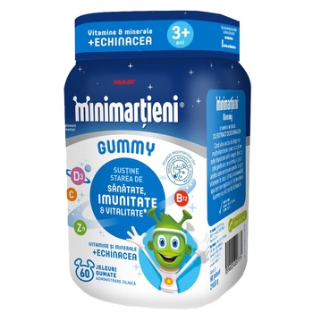 Supliment alimentar Minimartieni Gummy cu Echinacea Walmark, 60 jeleuri Supliment alimentar Minimartieni Gummy cu Echinacea Walmark, 60 jeleuri