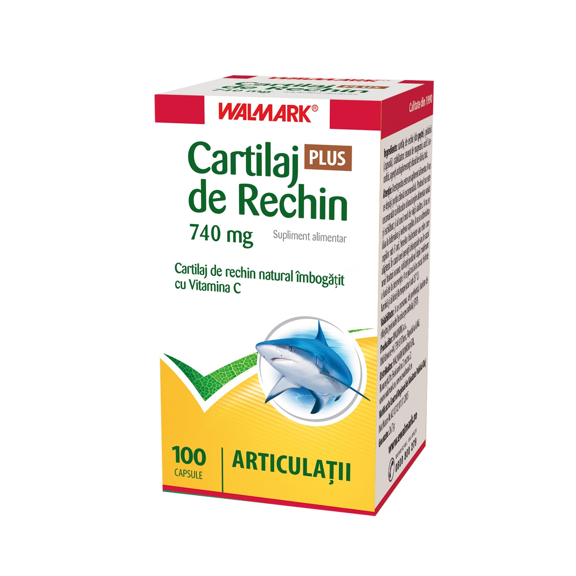 NOW Cartilagiu de Rechin 750mg - 100 Capsule