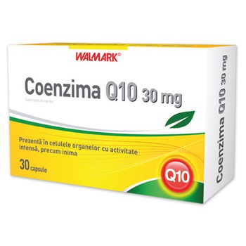 Supliment alimentar Coenzima Q 10 Walmark, 30 capsule Supliment alimentar Coenzima Q 10 Walmark, 30 capsule