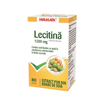 Supliment alimentar Lecitina Walmark, 80 capsule Supliment alimentar Lecitina Walmark, 80 capsule