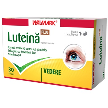 Supliment alimentar Luteina Plus, 30 capsule Supliment alimentar Luteina Plus, 30 capsule