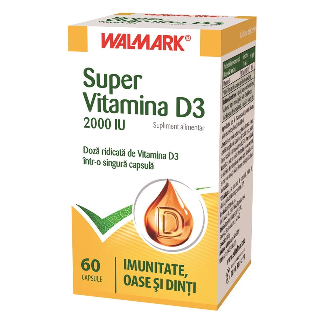 Vitamina D3 Forte - Slab sau Gras