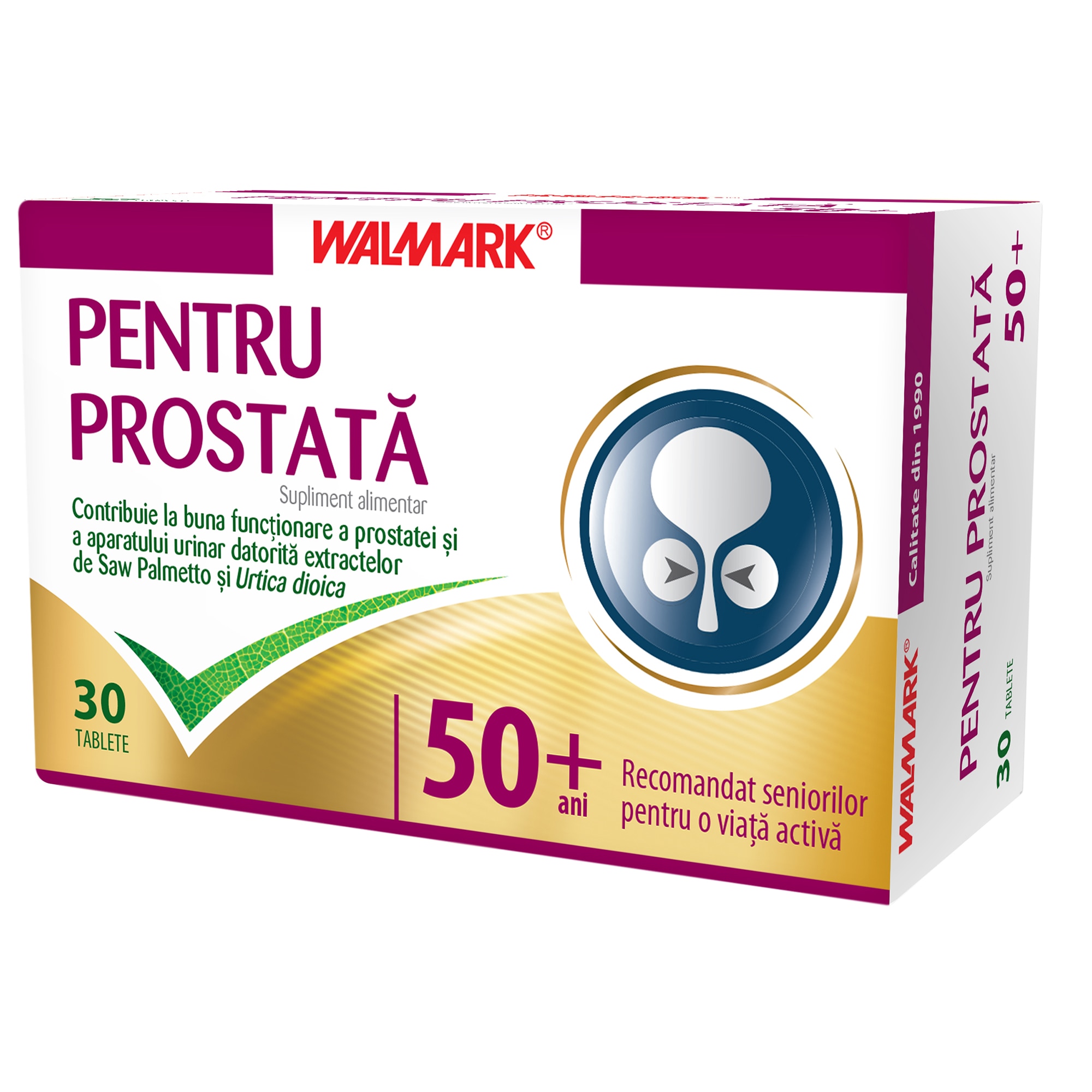 Prosvital pentru Prostată Mărită și Tractul Urinar - 60 Capsule - Vegan