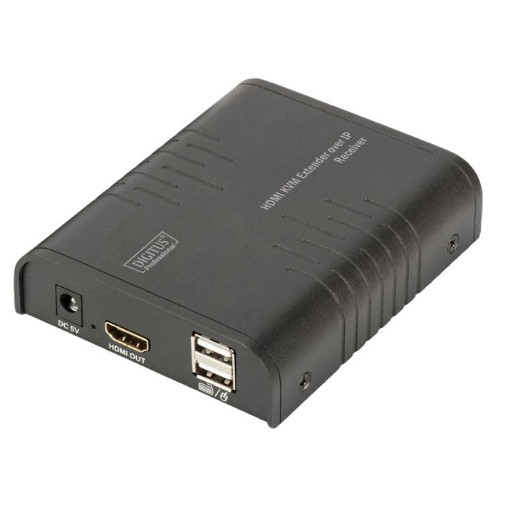 HDMI KVM удължител, Digitus, 120 m, Full HD, 1080p DS-55202