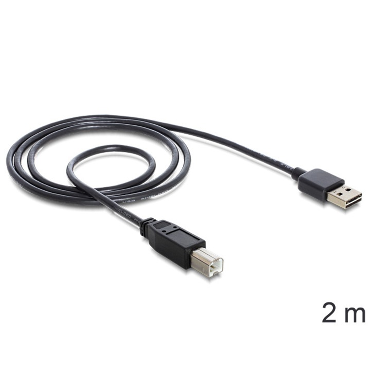 Delock 83359 easy-usb 2.0-a apa > usb-b apa 2m kábel