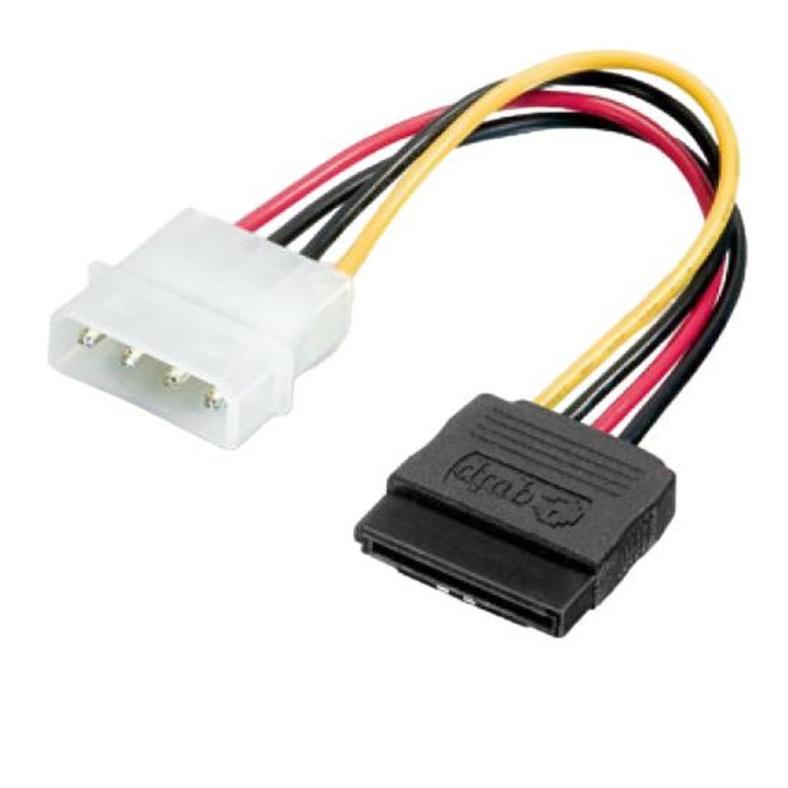 Cablu de alimentare SATA, EQuip, 0,15 m